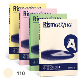 CARTA RISMACQUA SMALL - A4 - 200 GR - AVORIO 110 - FAVINI - CONF. 50 FOGLI 50603