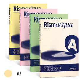 CARTA RISMACQUA SMALL - A4 - 200 GR - CAMOSCIO 02 - FAVINI - CONF. 50 FOGLI 50595
