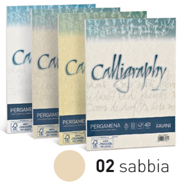 CALLIGRAPHY PERGAMENA A4 SABBIA 05 50FG 90GR. FAVINI 38230