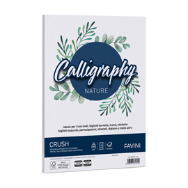 CARTA CALLIGRAPHY NATURE CRUSH - A4 - 250 GR - UVA - FAVINI - CONF. 50 FOGLI 94648