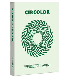 CARTA CIRCOLOR - A4 - 80 GR - VERDINO - FAVINI - CONF. 500 FOGLI 94629