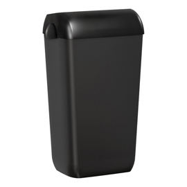 CESTINO GETTACARTE SKIN CARBON - CON COPERCHIO - 54,5 X 22,5 X 33,5 CM - 23 L - NERO - MAR PLAST 99691