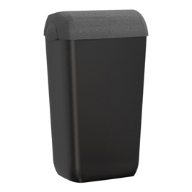 CESTINO GETTACARTE SKIN - CON COPERCHIO - 54,5 X 22,5 X 33,5 CM - 23 L - PIETRA - MAR PLAST 96778
