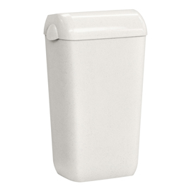 CESTINO GETTACARTE WOODPLASTIC - CON COPERCHIO - 225 X 335 X 545 MM - 23 L - BIANCO - MAR PLAST 96764