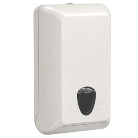 DISPENSER PER CARTA IGIENICA INTERFOGLIATA WOODPLASTIC - PIEGATI A V E Z - 300 X 132 X 170 MM - 550/450 FOGLI - BIANCO - MAR PLAST 96762