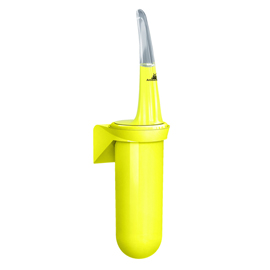 PORTASCOPINO DA PARETE SKIN - 386 X 113 X 93 MM - GIALLO FLUO - MAR PLAST 96771