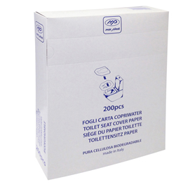 COPRI WATER RETTANGOLARE - IN CARTA - 42 X 37,5 CM - MAR PLAST - CONF. 200 PEZZI 93420