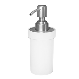 DISPENSER PER SAPONE - PVC - BIANCO - LAMINART 98387