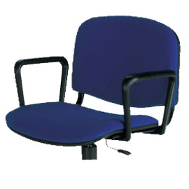 SET BRACCIOLI PER SEDIE SERIE DADO - NERO - UNISIT 50399