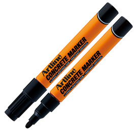 MARCATORE PERMANENTE - PER CEMENTO E MATTONI - PUNTA TONDA 1,5 MM - NERO - ARTLINE 95025