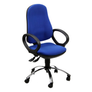 SEDIA OPERATIVA ARIEL - CON RUOTE E BRACCIOLI - BLU - UNISIT 60909