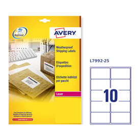 ETICHETTA A4  99,1x57 LASER AVERY DENNISON 57809