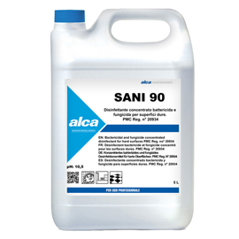 DISINFETTANTE CONCENTRATO SANI 90 - BATTERICIDA - FUNGICIDA - 5 LT - ALCA 94714