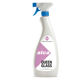 DETERGENTE PER VETRI QUEEN GLASS - PROFUMO GRADEVOLE - ALCA - TRIGGER DA 750 ML 74148