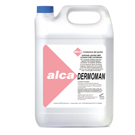 SAPONE LIQUIDO DERMOMAN - FIORITO - SPORCO MEDIO - ALCA - TANICA DA 5 L 76484
