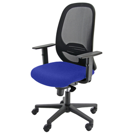 SEDIA OPERATIVA ANDY - CON BRACCIOLI - BLU - UNISIT 89590