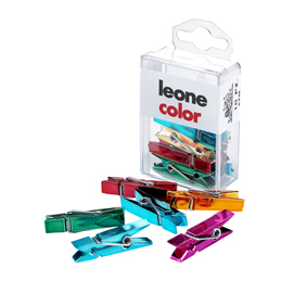 MINI MOLLETTE - COLORI METALLIZZATI ASSORTITI - LEONE - CONF. 10 PEZZI 49939