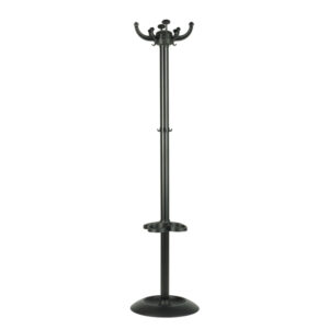 APPENDIABITI JOLLY - 8 POSTI - 168X40 CM - CON PORTAOMBRELLI - NERO - UNISIT 58091