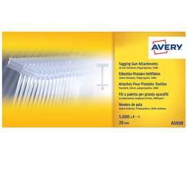 FILI STANDARD PER SPARAFILI - PPL - 20 MM - AVERY - CONF. 5000 PEZZI 71224
