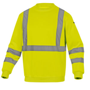 FELPA SPORTIVA ASTRAL - ALTA VISIBILITA' - TG. L - GIALLO FLUO - DELTAPLUS 92268