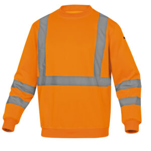FELPA SPORTIVA ASTRAL - ALTA VISIBILITA' - TG. XL - ARANCIO FLUO - DELTAPLUS 92273