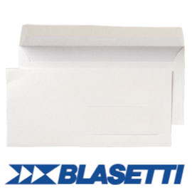 BUSTA 11X23 S-FINESTRA PVC C-STRIP 90 500 PZ. BLASETTI 46152