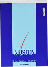 BLOCCO NOTES ARISTON 1R RIGHE A4 70FG. BLASETTI
