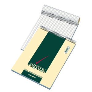 BLOCCO NOTES ARISTON 5M QUADRI 60FG. A5 C-SPIRALE BLASETTI