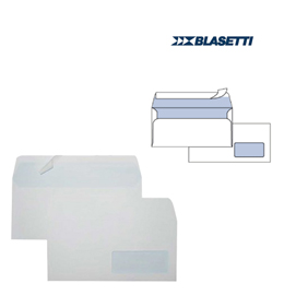 BUSTA 11X23 C-FINESTRA PVC C-STRIP 90 500 PZ. BLASETTI 46154
