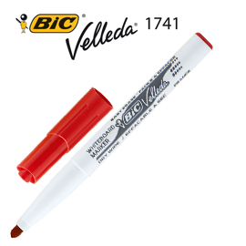 PENNARELLO VELLEDA 1741 PUNTA TONDA ROSSO BIC 33061