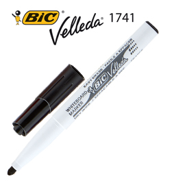 PENNARELLO VELLEDA 1741 PUNTA TONDA NERO BIC 33059