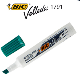 PENNARELLO VELLEDA 1791 PUNTA SCALPELLO VERDE BIC 47363