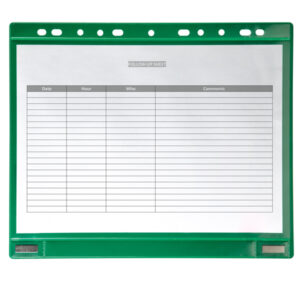 BUSTE FORATE PER SUPPORTI MAGNETICI AD ANELLI - A4 - VERDE - TARIFOLD - CONF. 5 PEZZI 92171