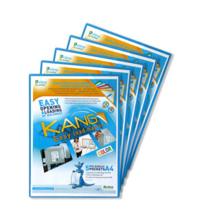 TASCA A L CON RETRO MAGNETICO - A4 - BLU - TARIFOLD - CONF. 5 PEZZI 92160