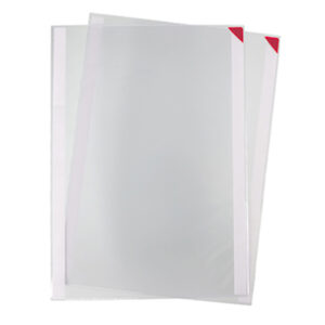 TASCHE A L CON RETRO ADESIVO - A4 - ROSSO - TARIFOLD - CONF. 5 PEZZI 92153