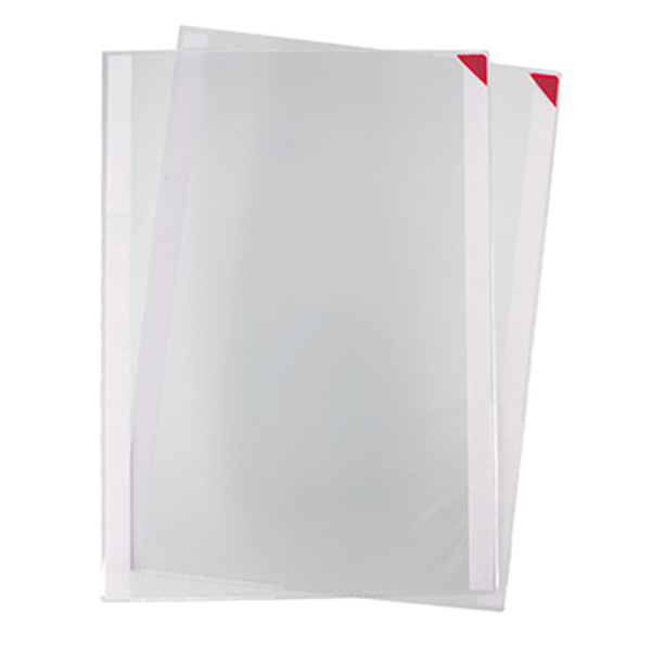 TASCHE A L CON RETRO ADESIVO - A4 - ROSSO - TARIFOLD - CONF. 5 PEZZI 92153