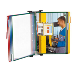 KIT LEGGIO DA MURO IN METALLO + 10 BUSTE - A3 - MULTICOLOR - TARIFOLD 92175