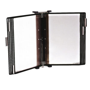 LEGGIO ANTIBATTERICO DA MURO + 10 BUSTE - A4 - NERO - TARIFOLD 92178