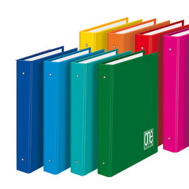COPERTINA A 4ANELLI D.30 neon  26X32 ONE COLOR BLASETTI 93868