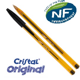PENNA BIC CRISTAL ORANGE FINE 0.8MM NERO 57676