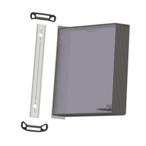 KIT LEGGIO MAGNETICO + 10 BUSTE - A4 - NERO - TARIFOLD 92172