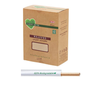 CANNUCCE KRAFT IMBUSTATE BIO - 21 CM - LEONE - CONF. 250 PEZZI 91387