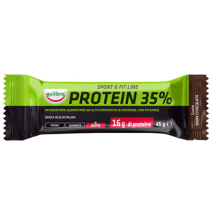 INTEGRATORE SPORT  FIT LINE PROTEIN 35 - GUSTO DARK CHOCOLATE - 45 GR - EQUILIBRA 92296