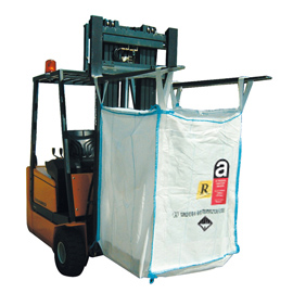 SACCONE BIG BAG A PANNELLI - PER STOCCAGGIO RIFIUTI OMOLOGATO ONU E AMIANTO - 1000 L - CARVEL 97470
