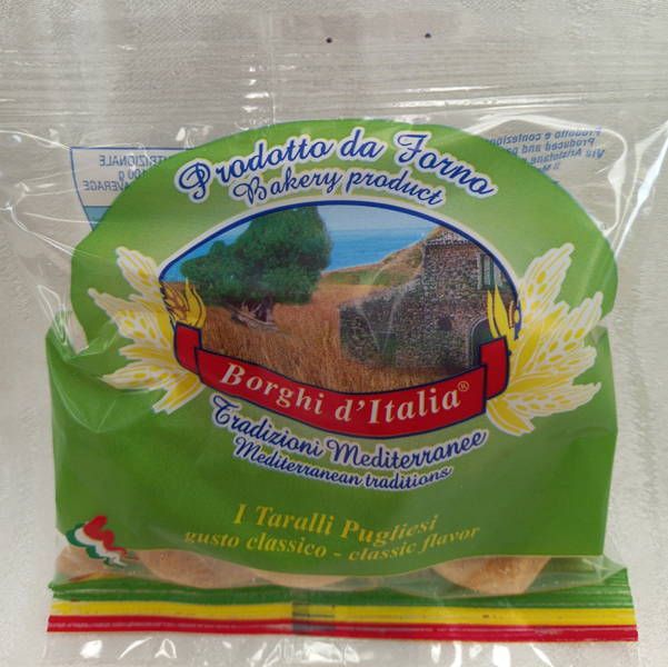 TARALLI - MONOPORZIONE DA 40 GR - BORGHI D'ITALIA 93225