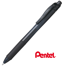 ROLLER A SCATTO ENERGEL X CLICK BL110 - PUNTA 1,0MM - NERO  - PENTEL 68109