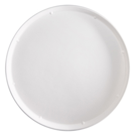 PIATTO TONDO MONOUSO - PER PIZZA - D 32 CM - IN CANNA DA ZUCCHERO - SIGNOR BIO - CONF. 50 PEZZI 96716