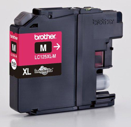 INK-JET MAGENTA BROTHER LC125XL-M DCP-J4110DW MFC-J4410DW MFC-J4610DW BROLC125XLM
