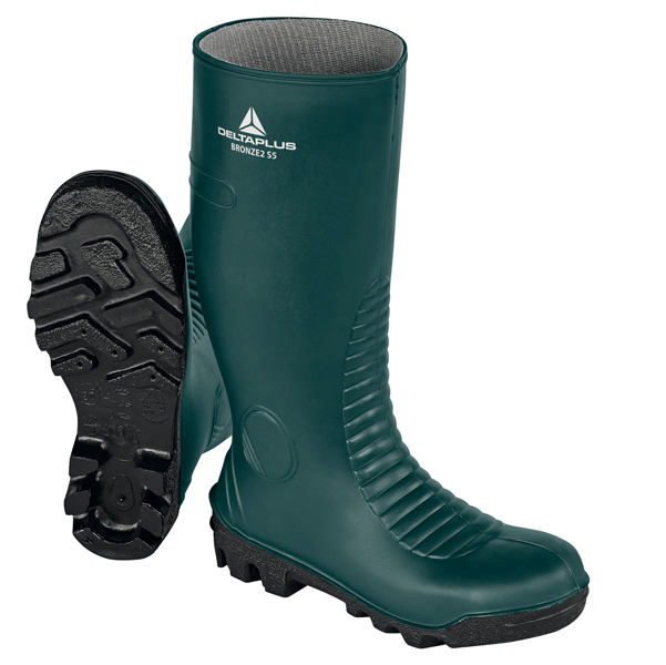 STIVALI DI SICUREZZA BRONZE2 S5 SRA - TAGLIA 46 - VERDE - DELTAPLUS 92242