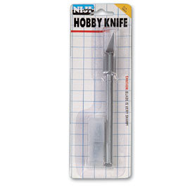 BLISTER CUTTER HOBBY KNIFE + 5 LAME- LEBEZ 53785